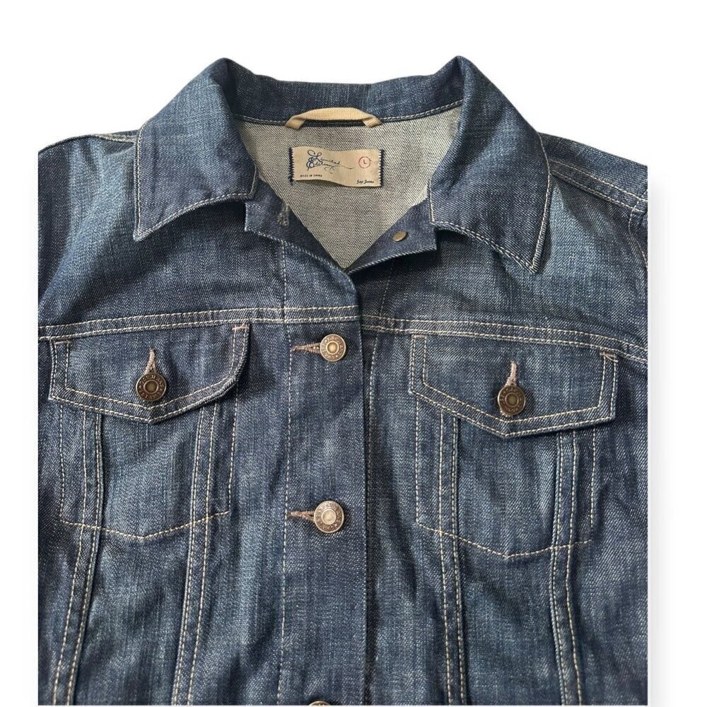GAP Limited Edition Blue Denim Jean Jacket, Size L - Picture 9 of 12